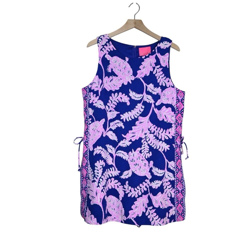 Lilly Pulitzer Womens 14 Donna Lined Romper in Galaxy Blue NEW - Picture 2 of 13